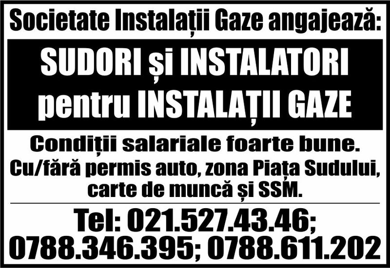 Instalatori si sudori  instalatii gaze